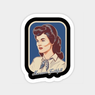 Marianne-Faithfull Sticker